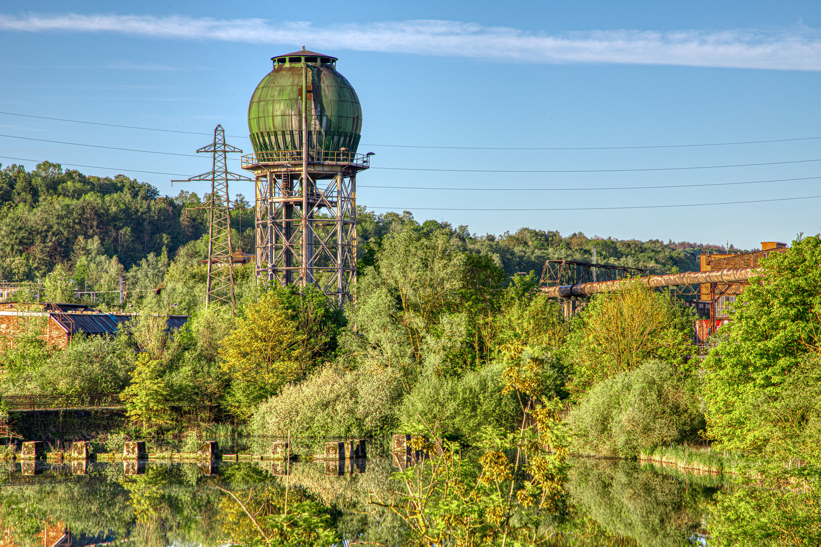 Der grüne Wasserturm