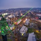 Der Grüne Weihnachts-Laser in Castrop-Rauxel - am Erin-Turm