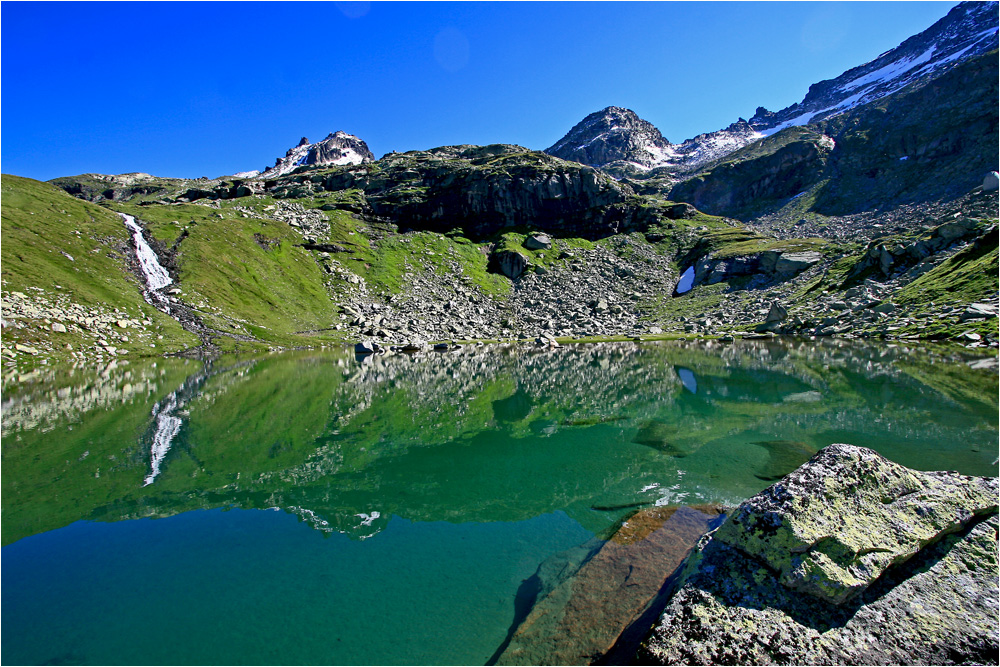 der Grünsee macht seinem Namen alle Ehre