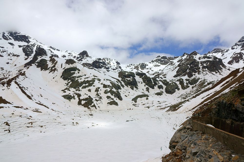 der Grünseestausee ist noch im Winterschlaf