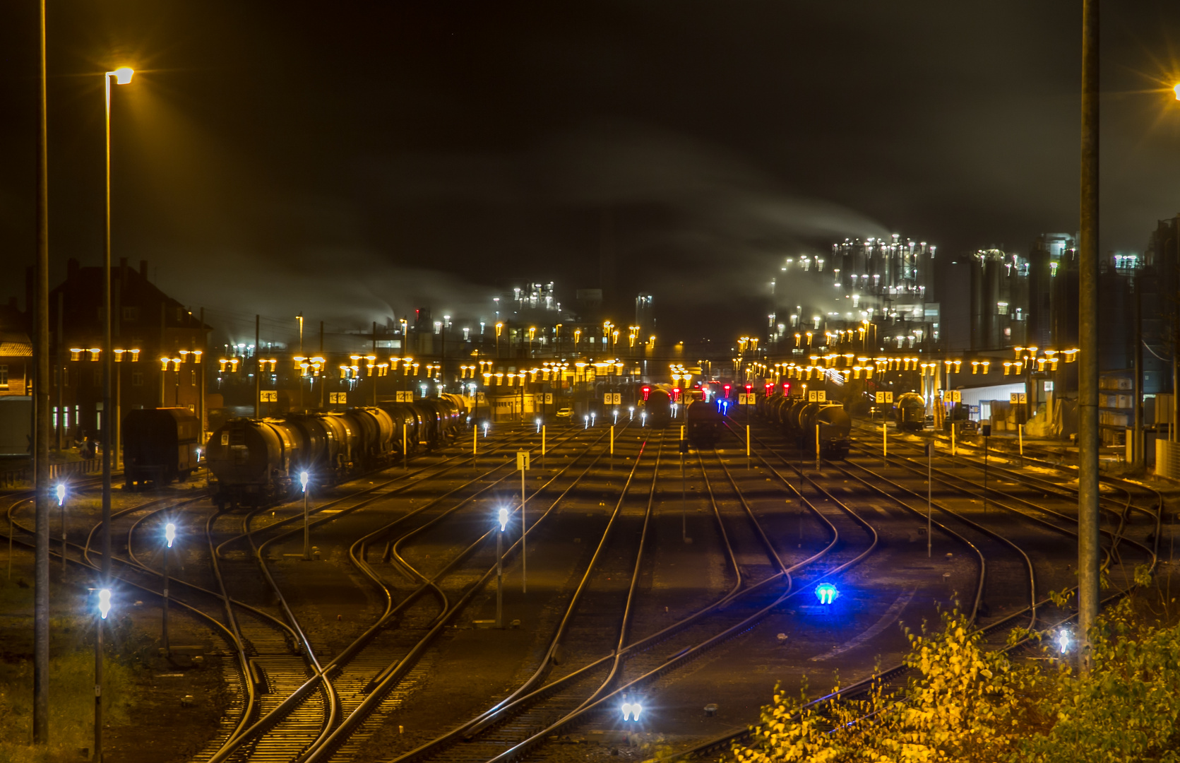 Der Güterbahnhof in Godorf