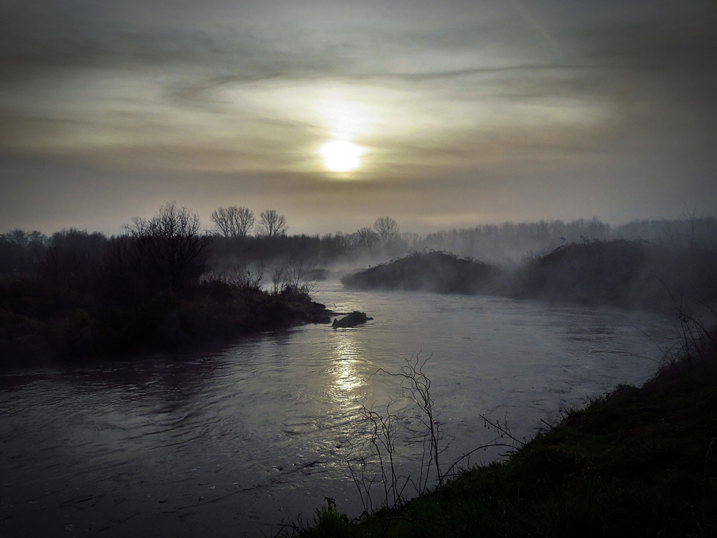 der gut Erft Nebel