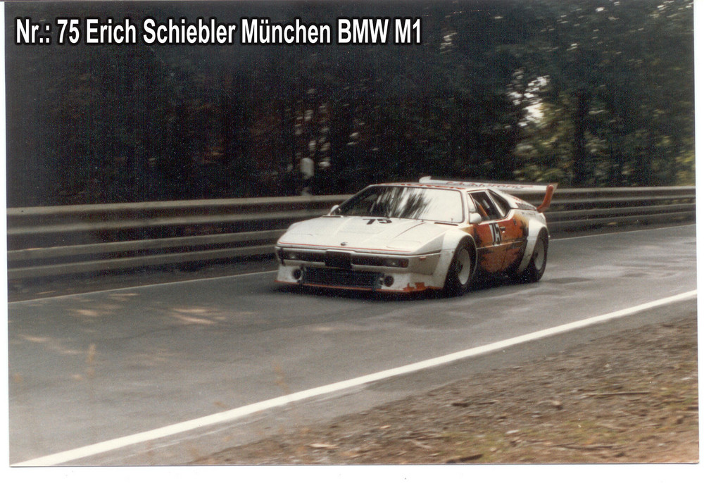 Der gute alte BMW M1 beim Sauerland Bergpreis 1982