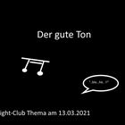 Der gute Ton: Fight-Club am 13.3.2021