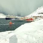 Der Hafen Honningsvåg am Nordkap