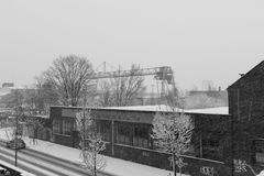 Der Hafen in Dortmund bei Schee