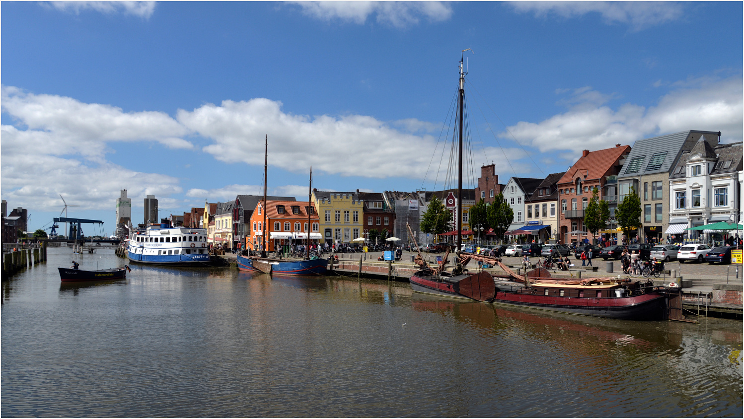 Der Hafen in Husum