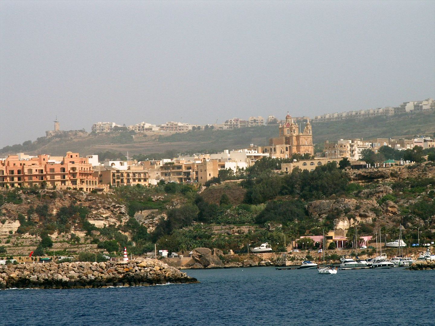 Der Hafen in Mgarr auf Gozo