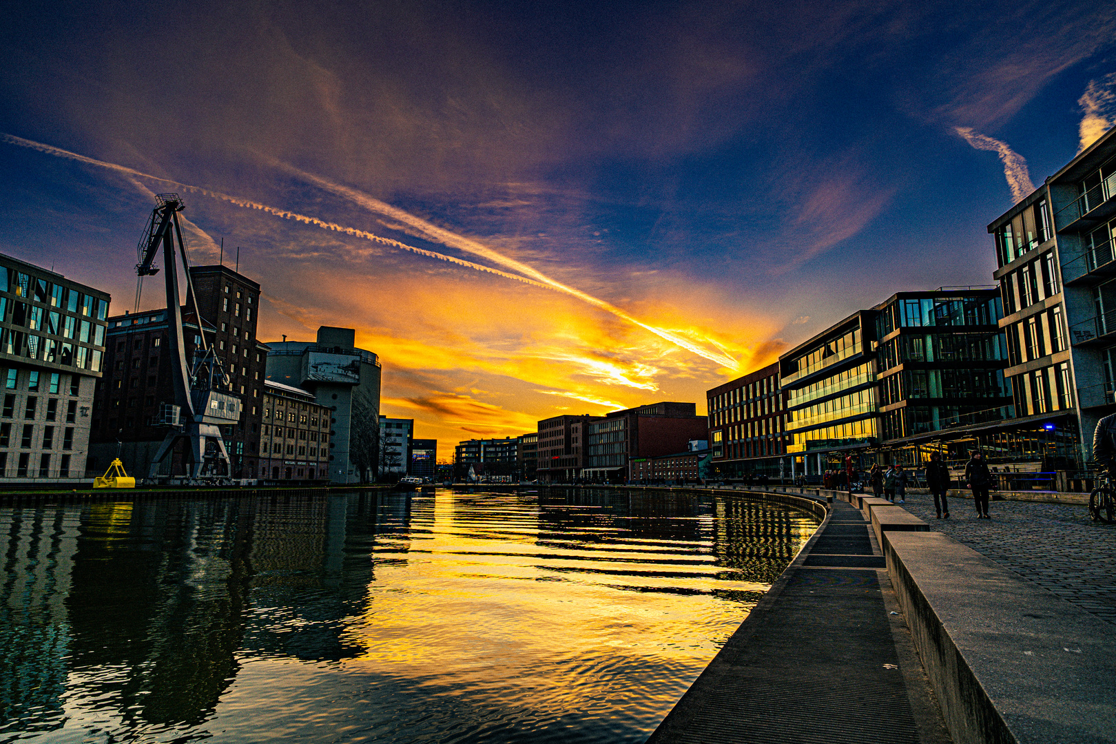 Der Hafen in Münster