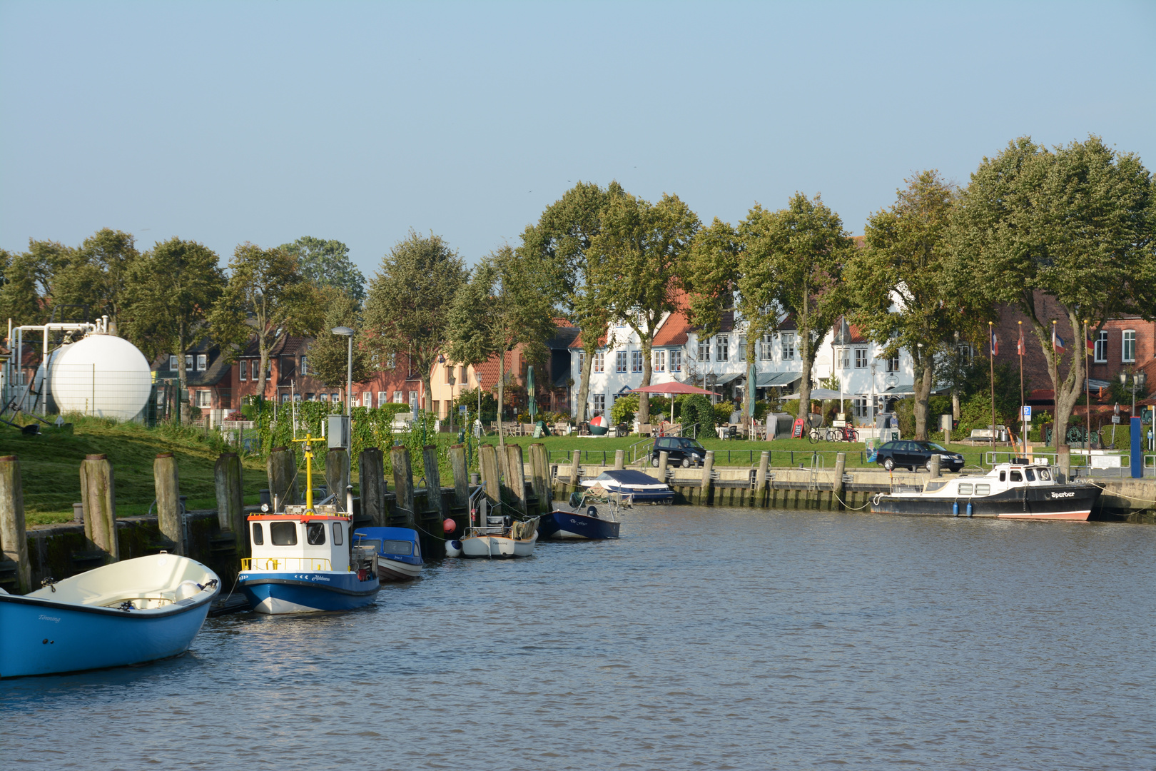 der Hafen in Tönning