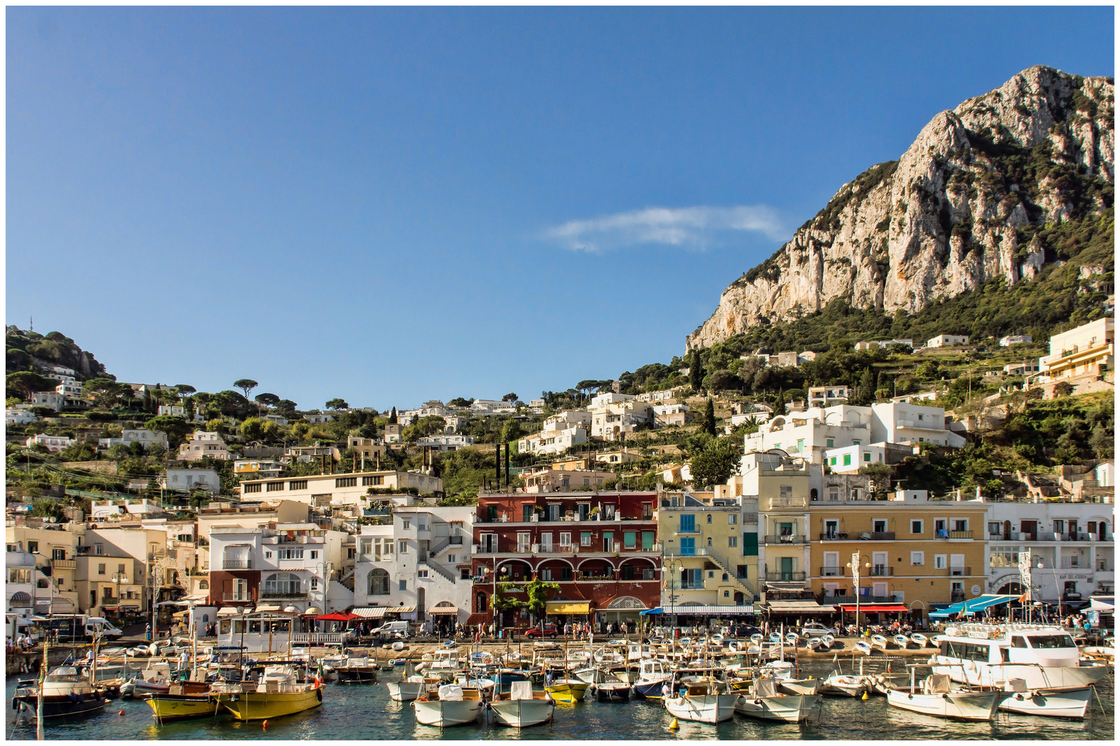 Der Hafen "Marina Grande" auf Capri