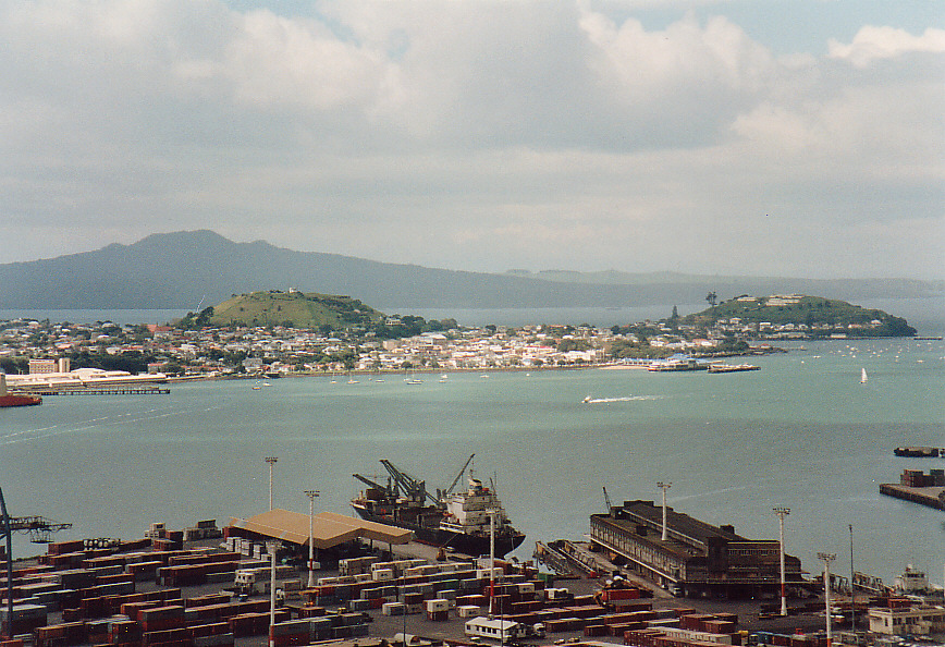 Der Hafen von Auckland/ Neuseeland
