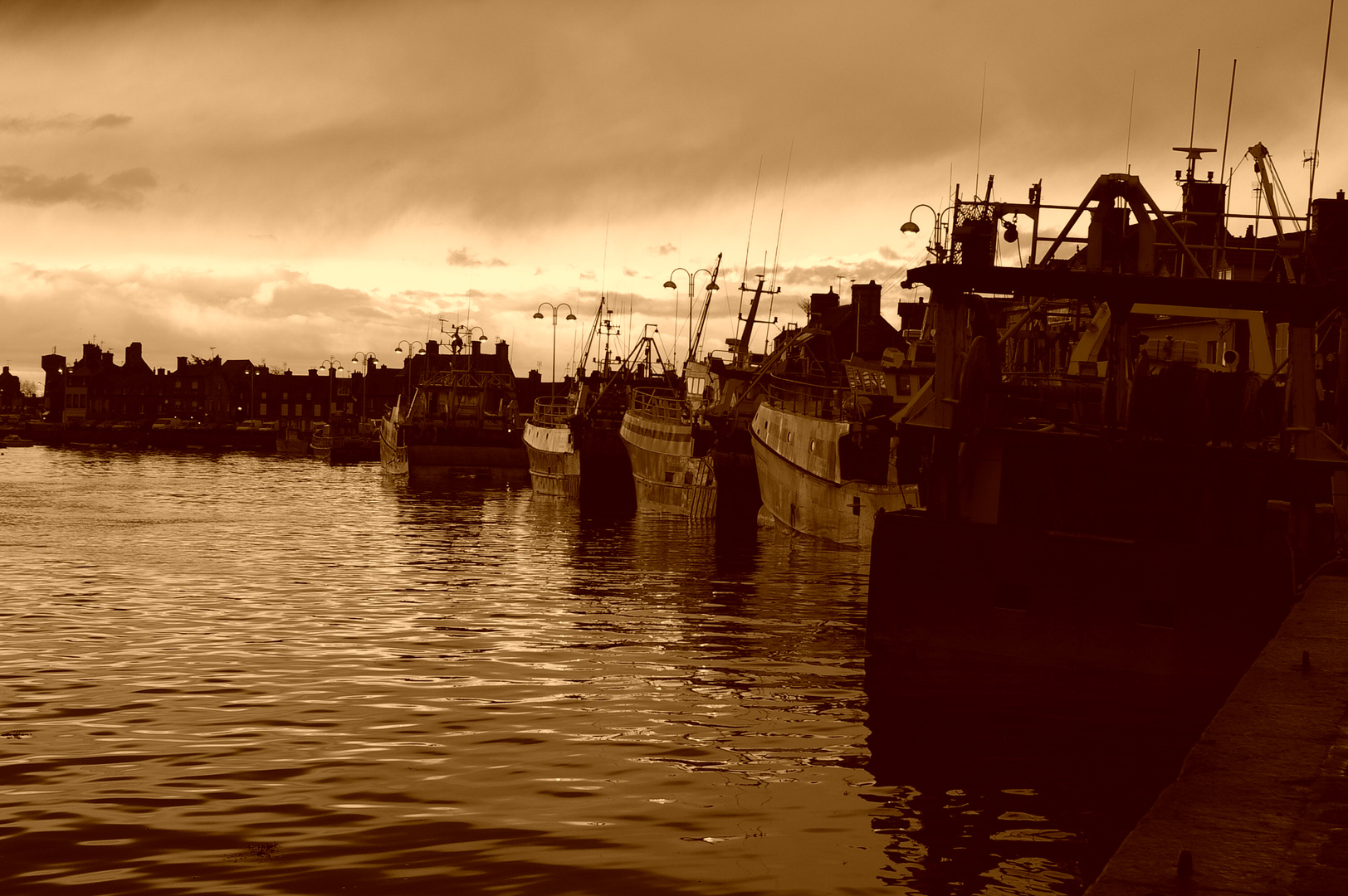 Der Hafen von Barfleur