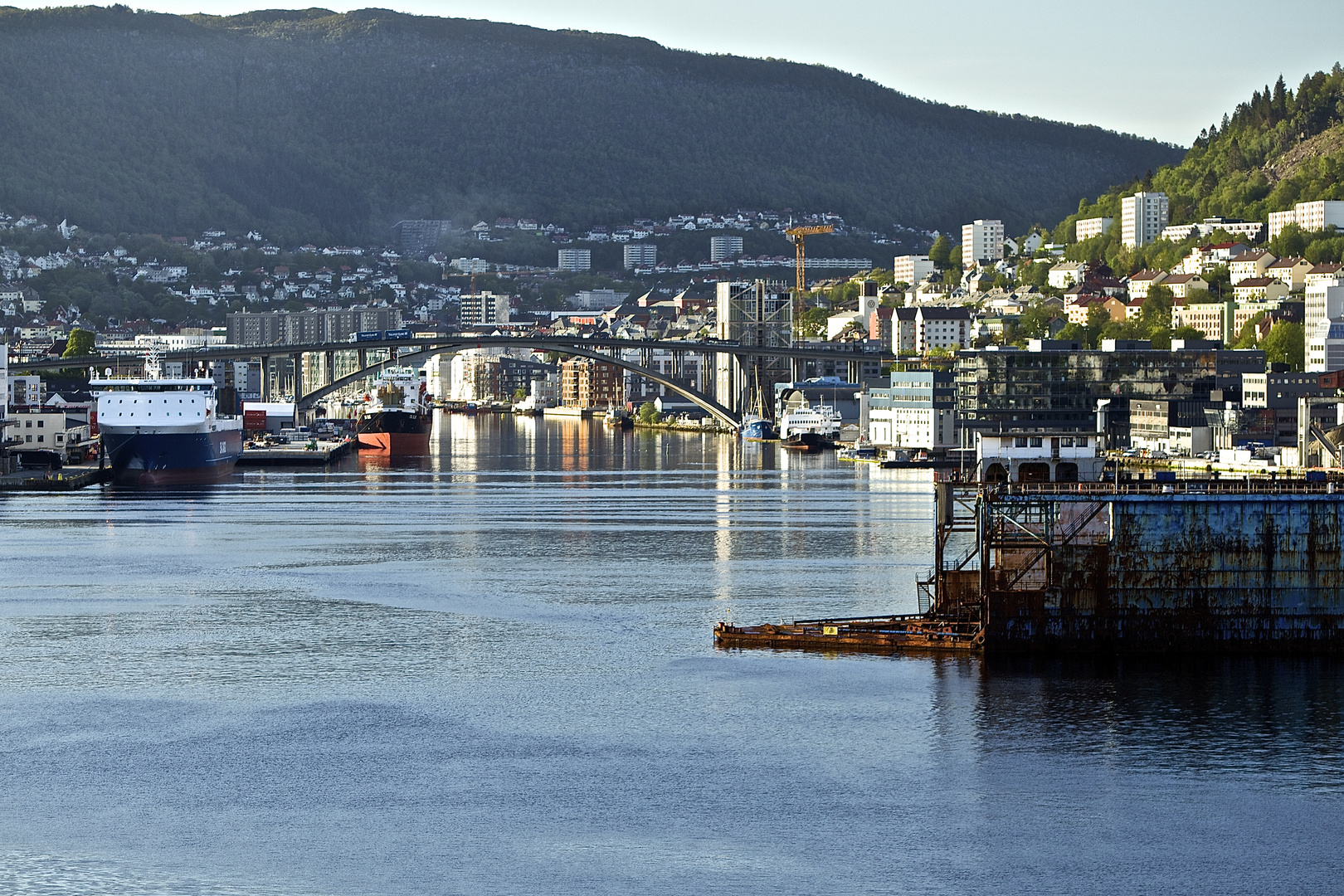 der Hafen von Bergen