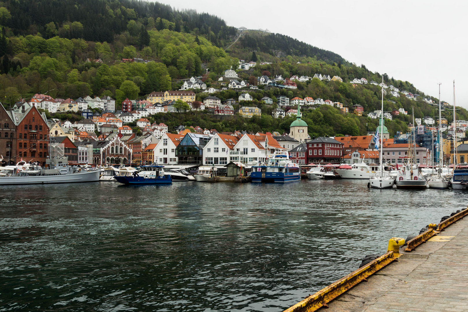 Der Hafen von Bergen (Norwegen)