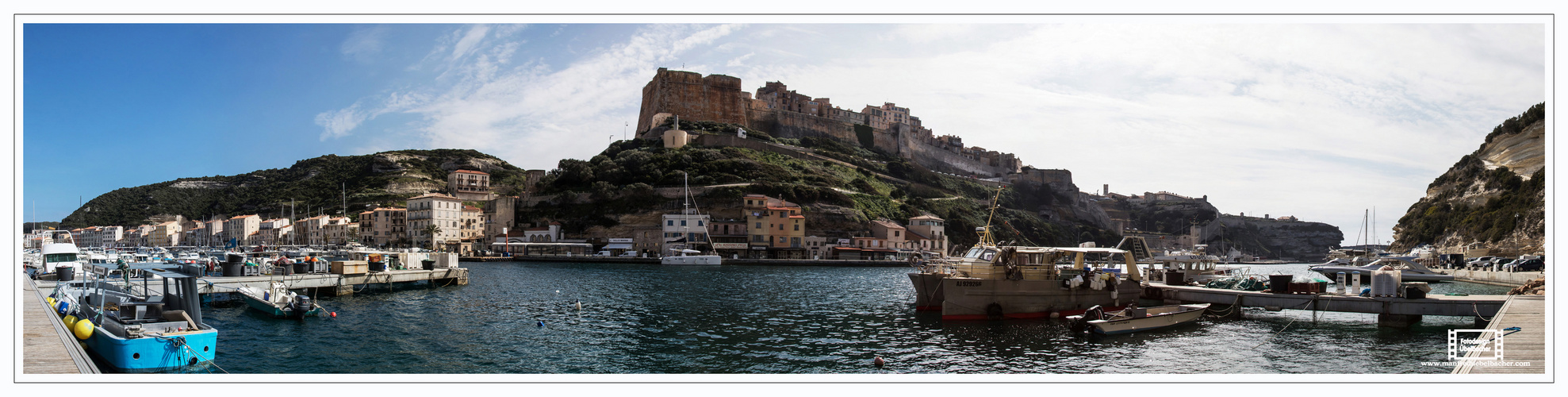 Der Hafen von Bonifacio