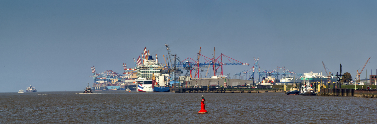 Der Hafen von Bremerhaven