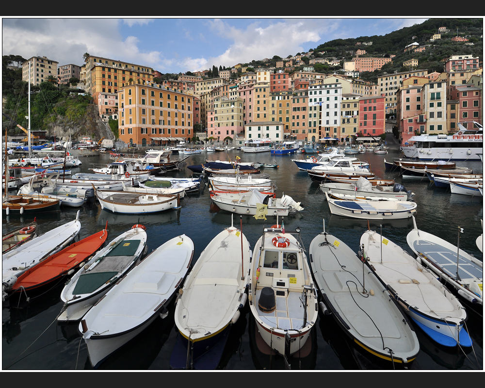 Der Hafen von Camogli