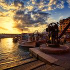 Der Hafen von Camogli ...