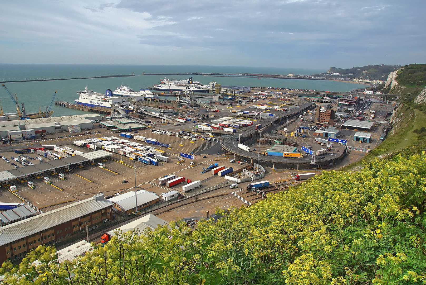 Der Hafen von Dover vor dem Brexit - 2