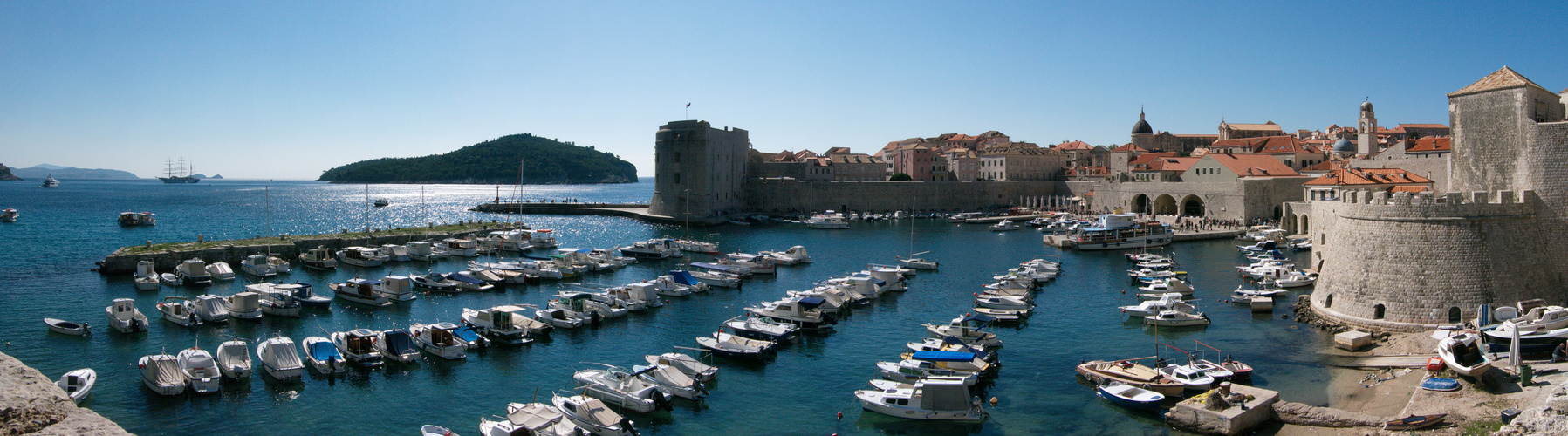 Der Hafen von Dubrovnik