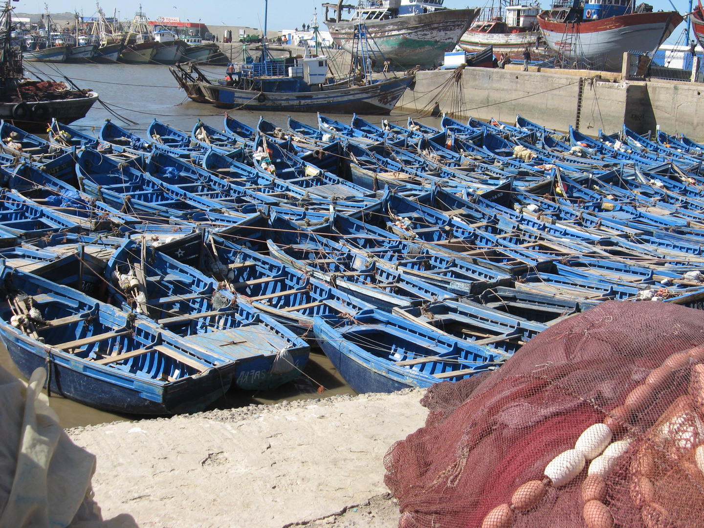 der Hafen von Essaouira