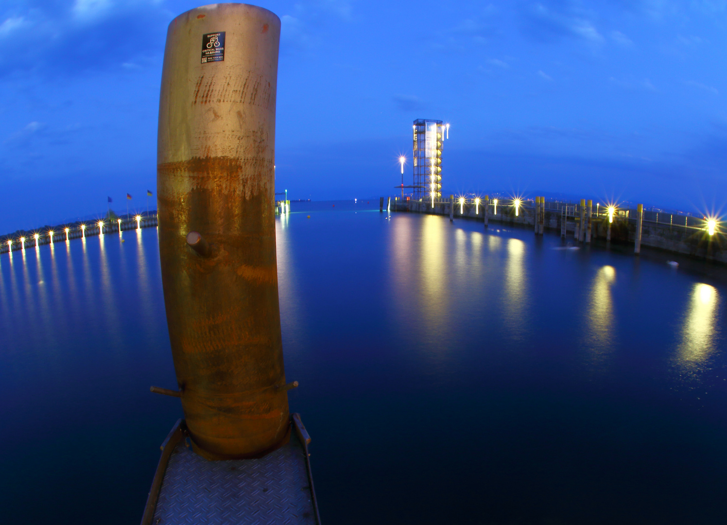 Der Hafen von Friedrichshafen