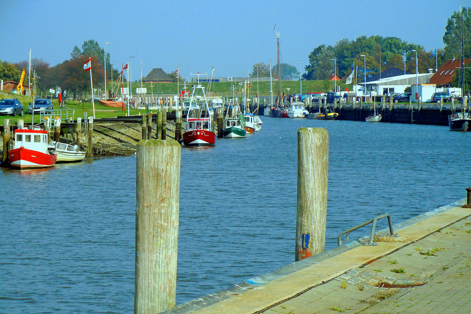 Der Hafen von Friedrichskoog