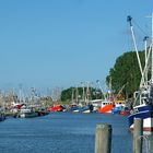 Der Hafen von Friedrichskoog im Jahr 2008