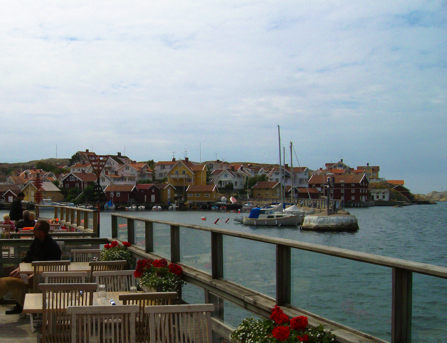 Der Hafen von Grundsund   (Schwedens Westküste)