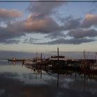 Der Hafen von Harlesiel geht schlafen