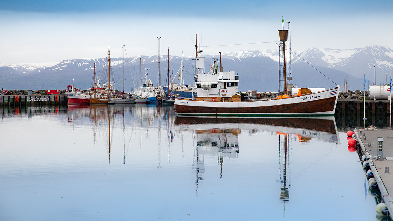 Der Hafen von Husavik