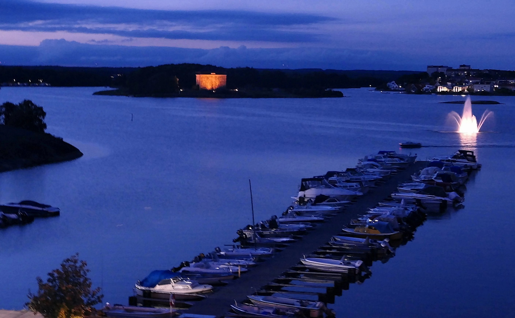 Der Hafen von Karlskrona . . .