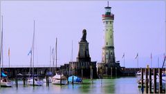 ... der Hafen von Lindau ...