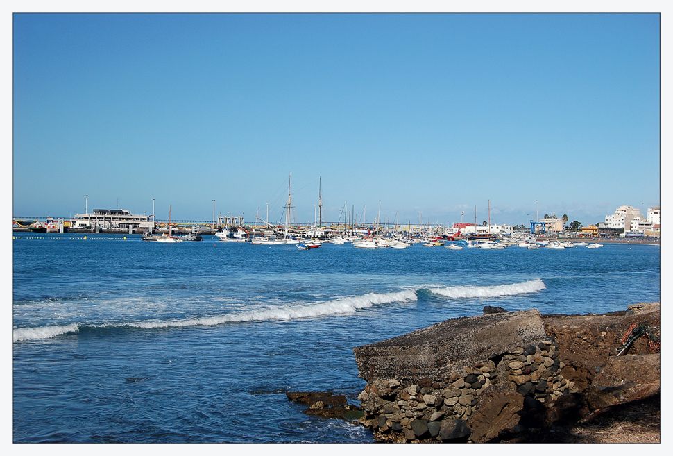 Der Hafen von Los Cristianos