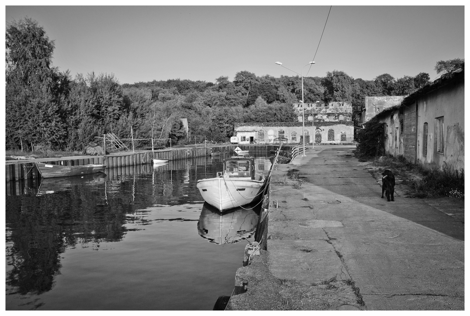 Der Hafen von Lubin...