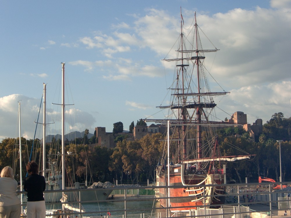 Der Hafen von Malaga