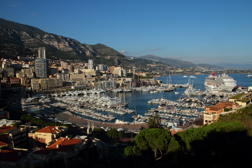 Der Hafen von Monaco