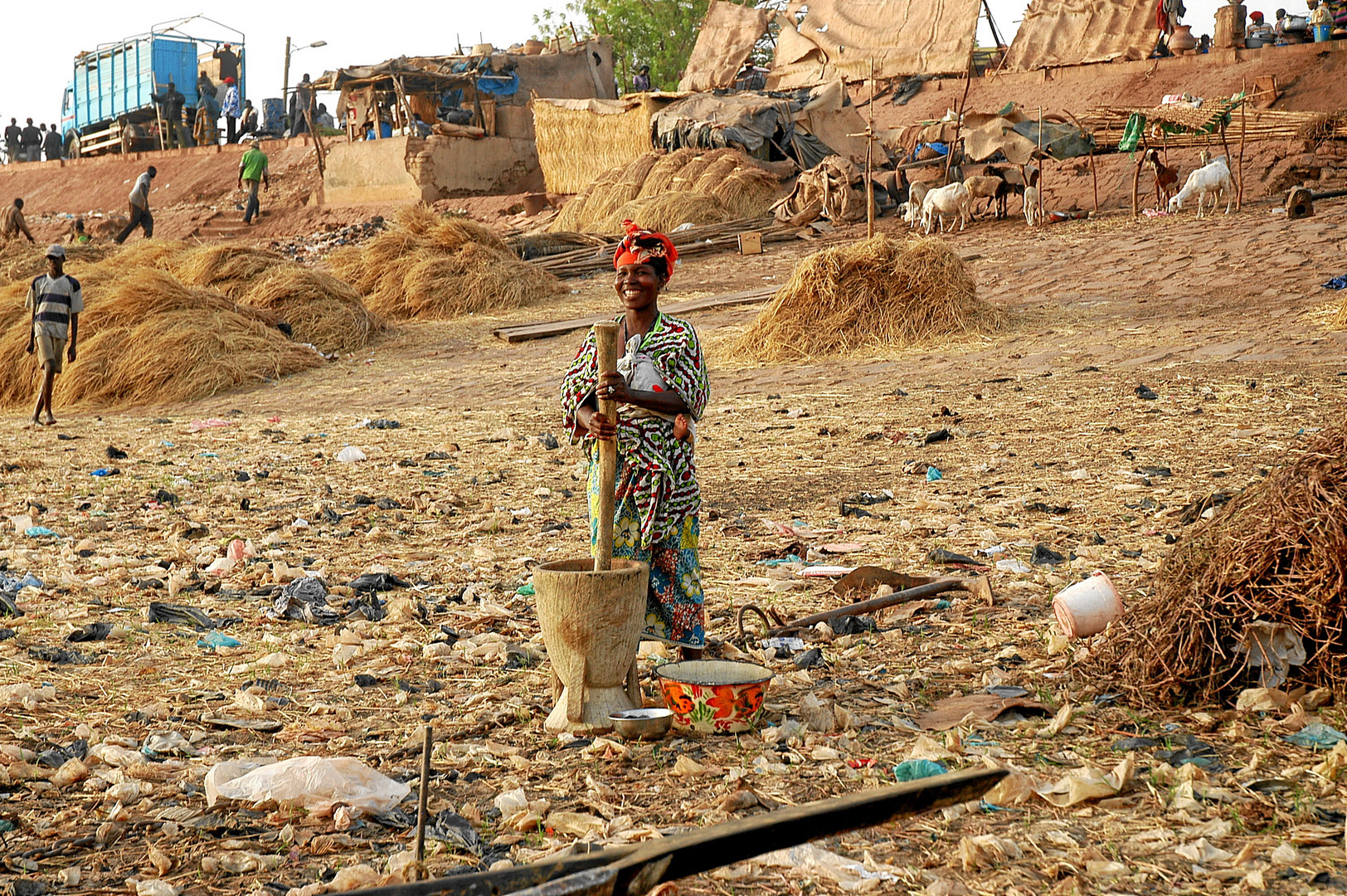 Der Hafen von Mopti