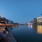 Der Hafen von Münster als Panorama