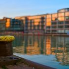 Der Hafen von Münster in Westfalen