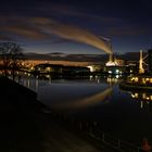 Der Hafen von Münster in Westfalen