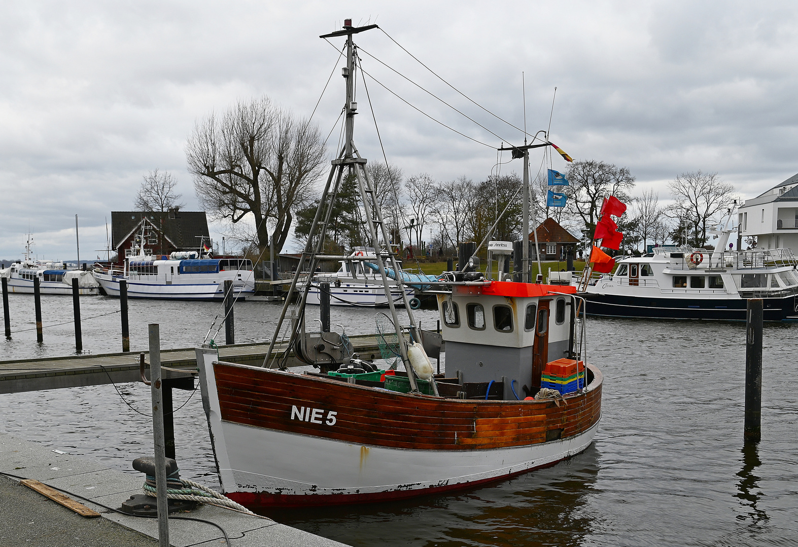 Der Hafen von Niendorf/Ostsee Kreis Ostholstein