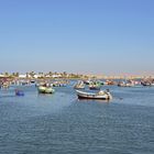Der Hafen von Paracas im Süden Perus