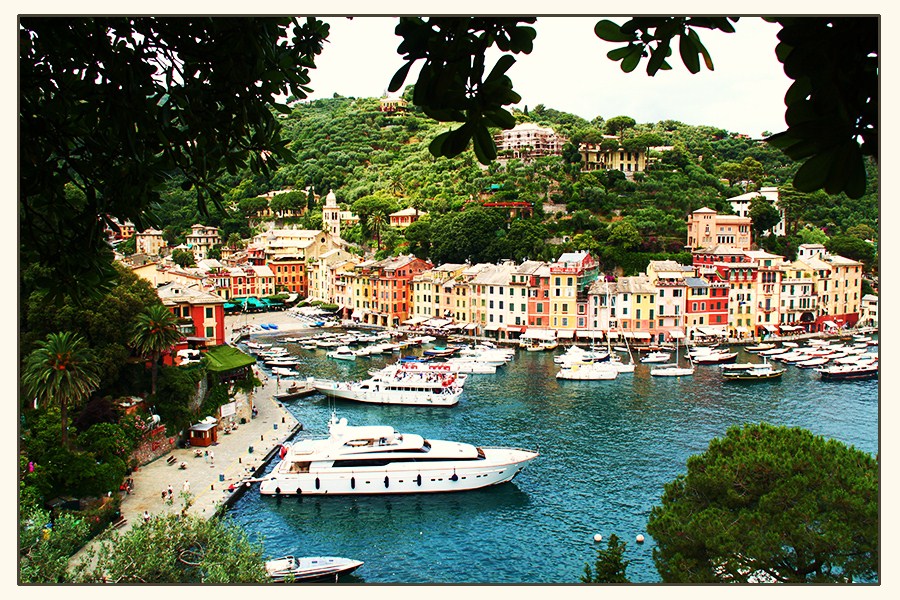 Der Hafen von Portofino