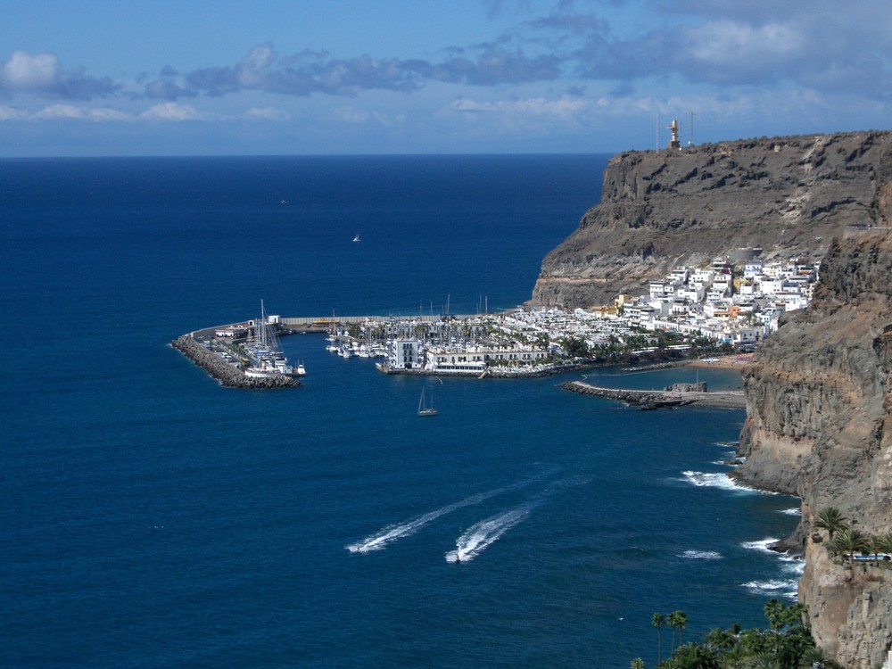 Der Hafen von Puerto Mogàn, Gran Canaria