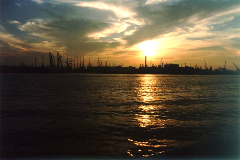 Der Hafen von Rotterdam