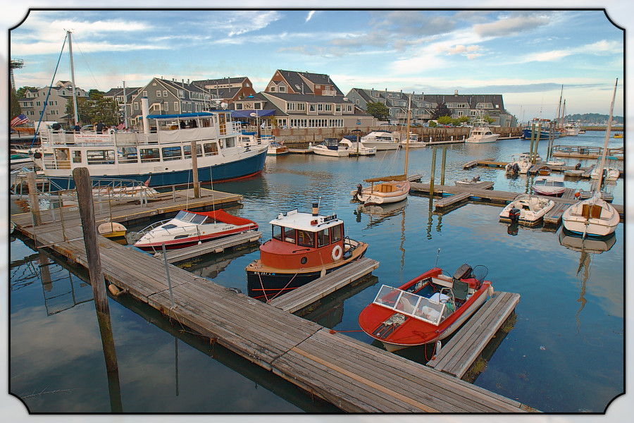 Der Hafen von Salem, Massachusetts