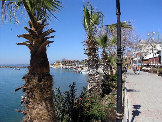 Der Hafen von Side