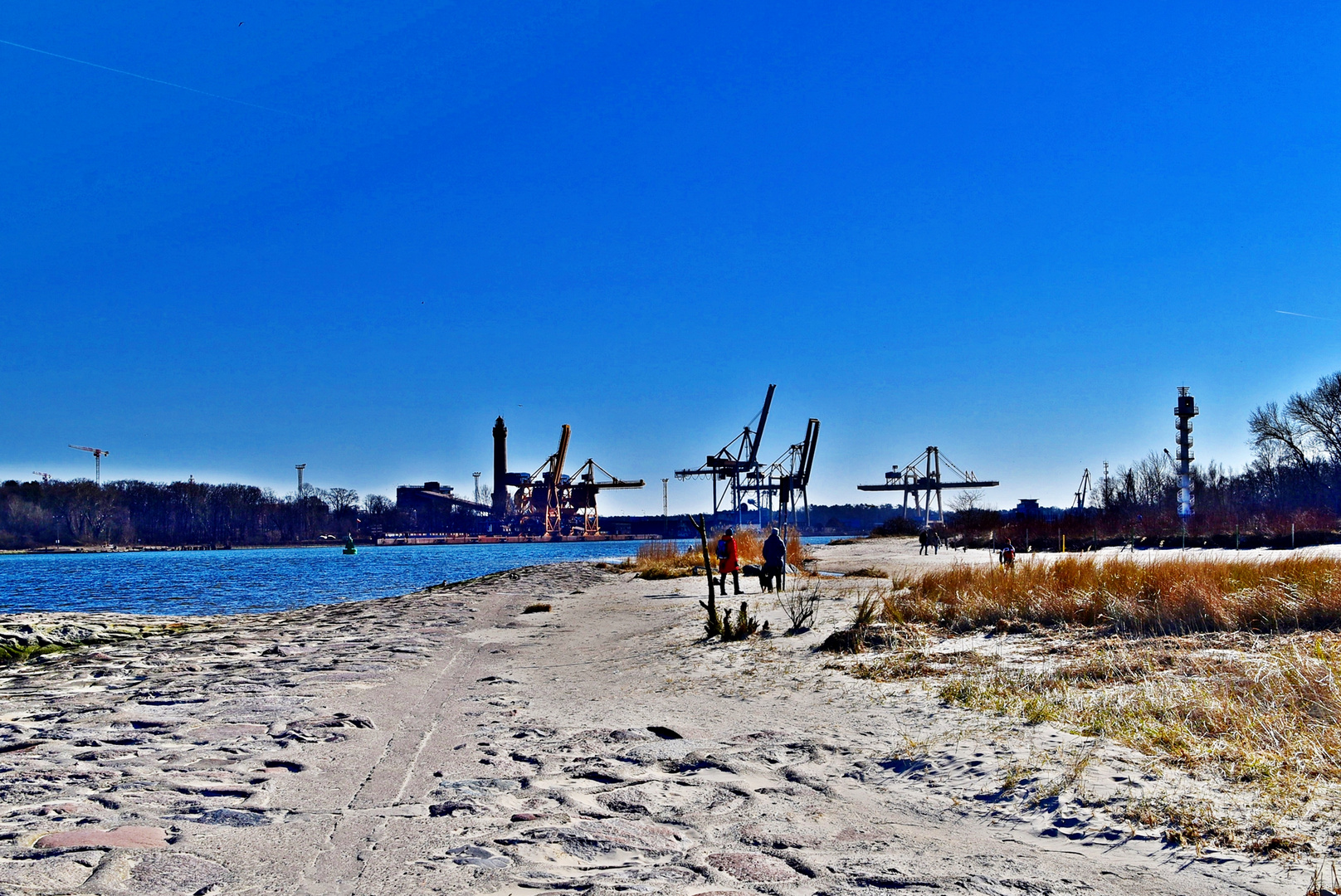 Der Hafen von Swünemünde